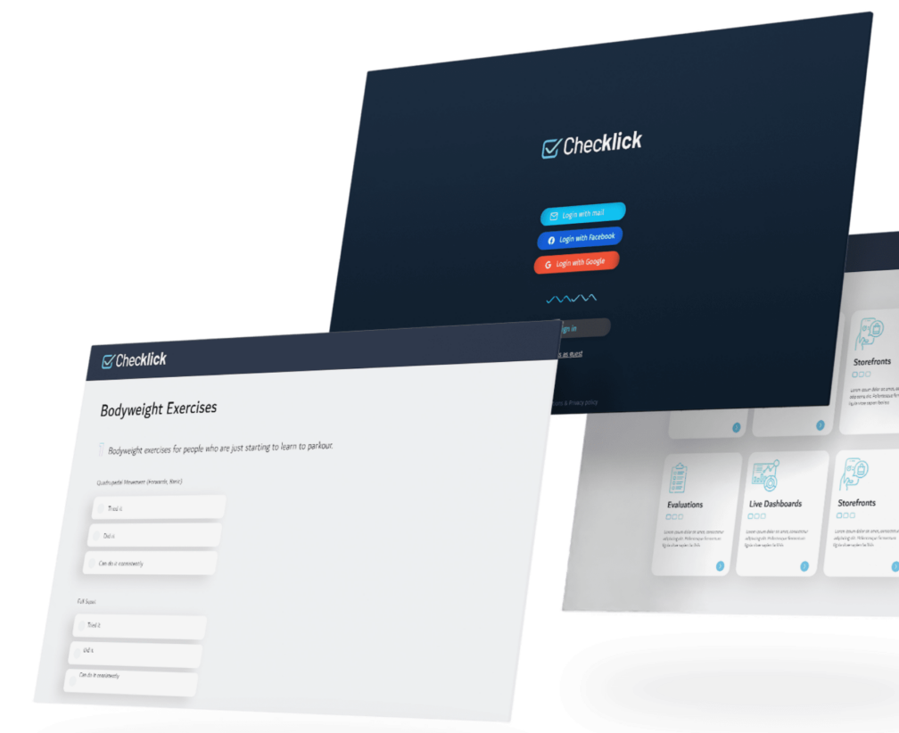 Checklick - Athlete Development Tracking System ADTS